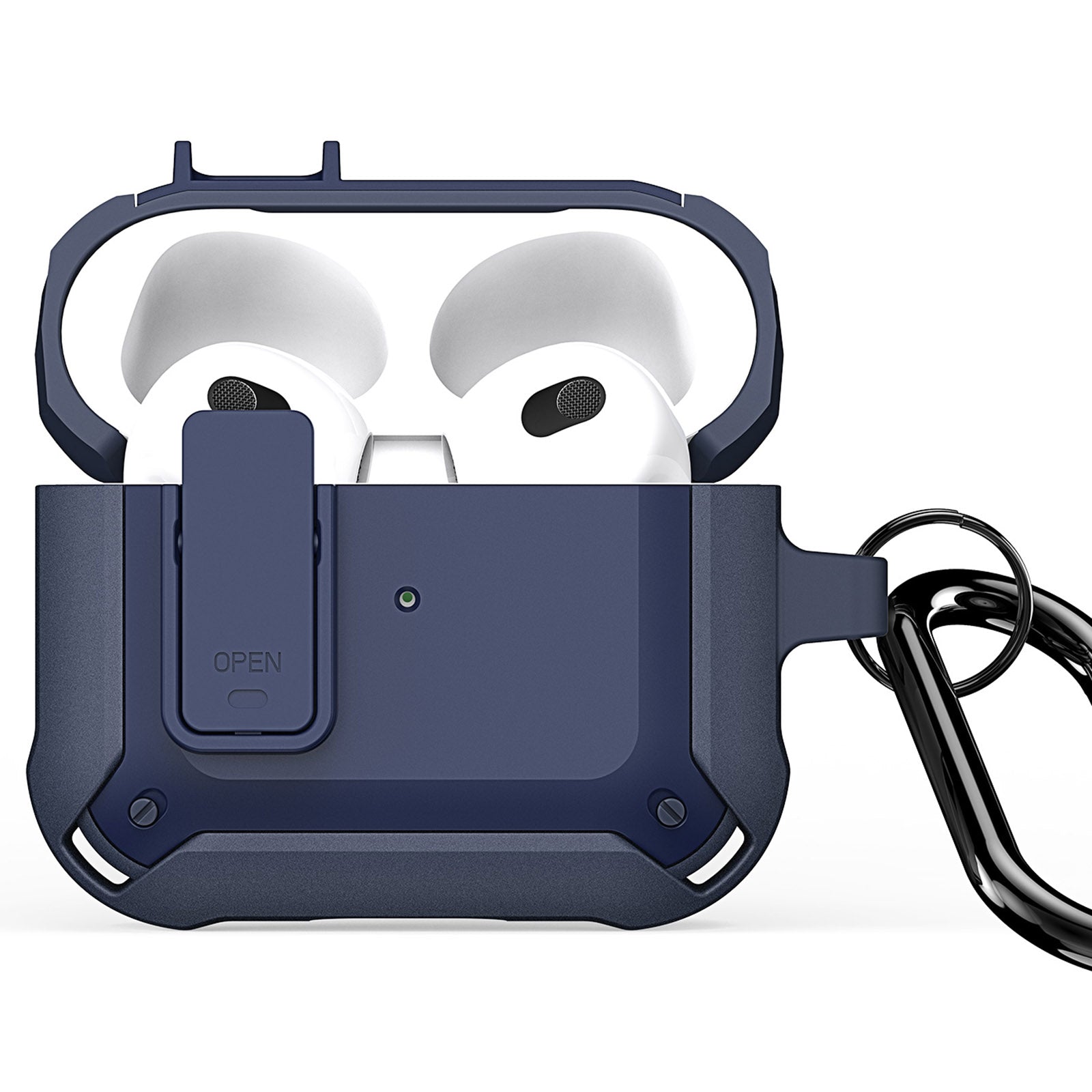 DUX DUCIS PECO Series for Apple AirPods 3 Earbuds Case Full Drop Protection Cover with Keychain DUX DUCIS PECO Series for Apple AirPods 3 Earbuds Case Full Drop Protection Cover with Keychain